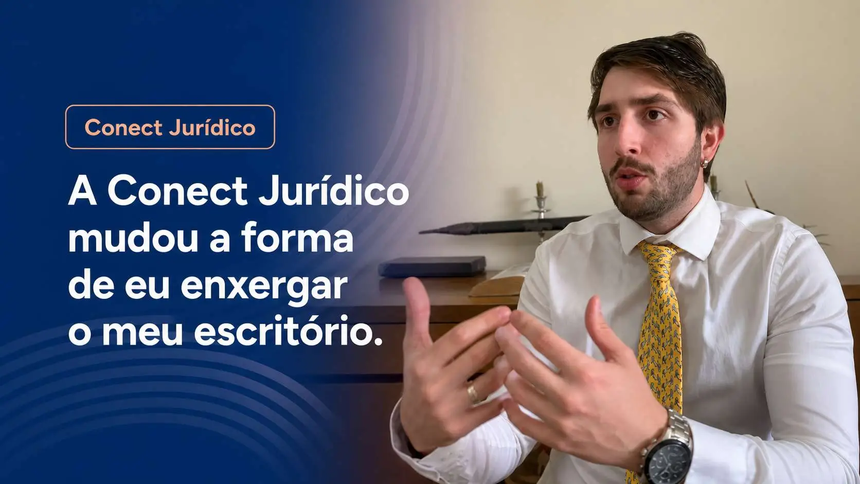 Capa vídeo Conect Jurídico+ | Gabriel Moro